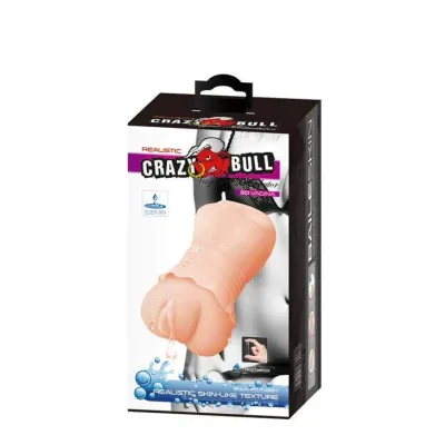 Crazy Bull No Lube Masturbator Sleeve Realistic Pussy Skin Like Texture