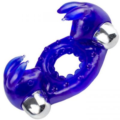Double Rabbit Booster Vibrating Cock Ring