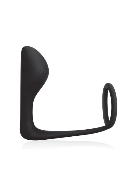 Cock Ring with P-Spot Plug