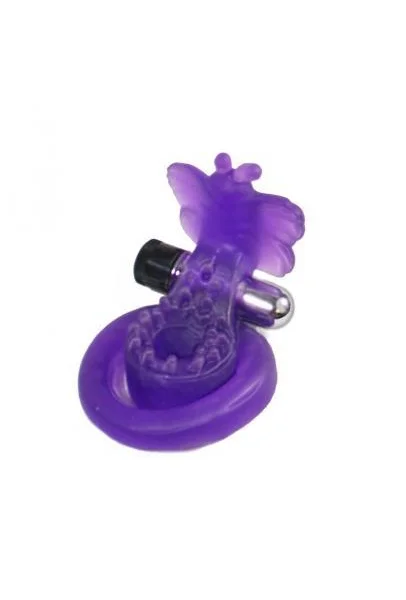 Xtreme Xtasy Butterfly Couples Ring - Purple