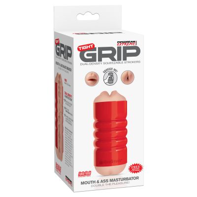 Tight Grip Mouth Ass Stroker