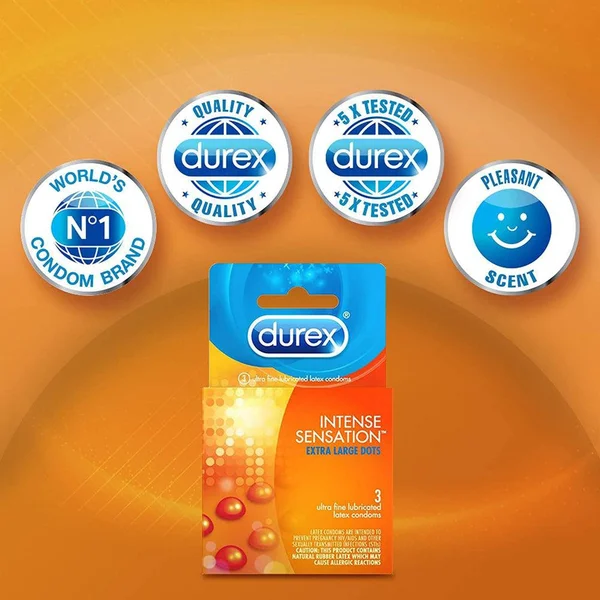 Durex Intense Sensation Condoms | 3-Pack — image 9 of 9