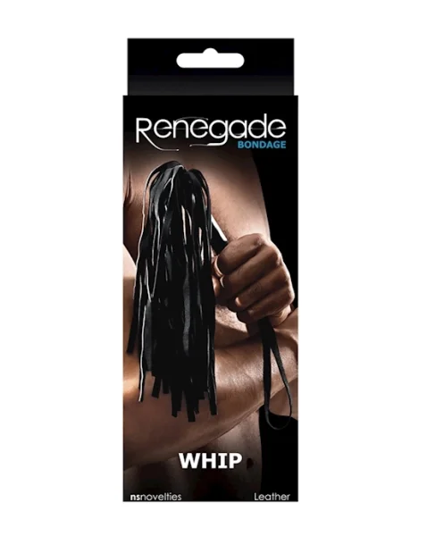Renegade Bondage Whip - Black