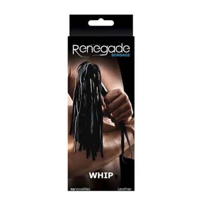 Renegade Bondage Whip Black