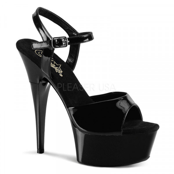 CAPTIVA-609 - 6" Ankle Strap PF Sandal W/RS On Heel — image 5 of 12