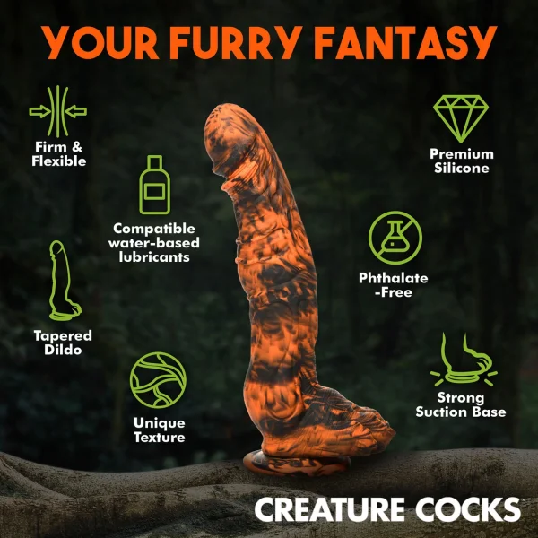 Creature Cocks - Sabretooth Silicone Dildo