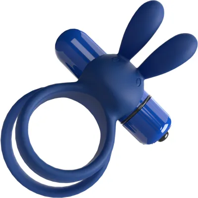 4T Ohare XL Vibrating Silicone Cock Ring By Screaming O Blueberry