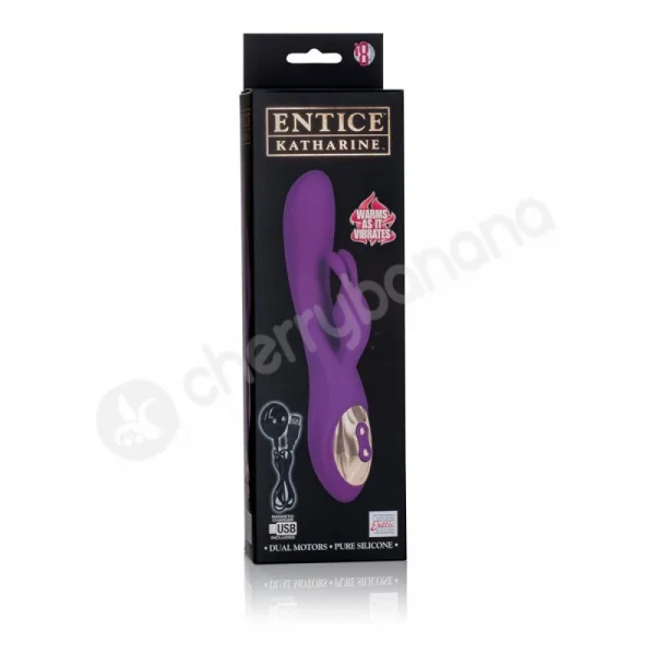 Entice Raspberry Katharine Rabbit Vibrator