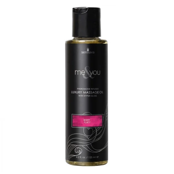 Sensuva Me & You Berry Flirt Massage Oil