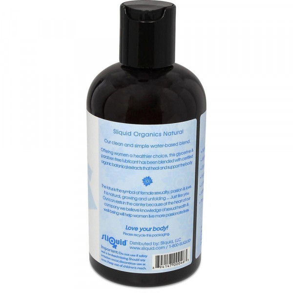 Sliquid Organics Natural - Water-Based Lube | 8.5oz