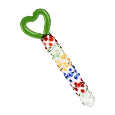 Lucent Dotted Glass Massager