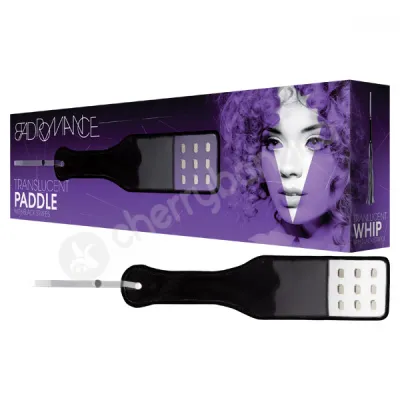 Bad Romance Translucent Paddle With Black Stripes