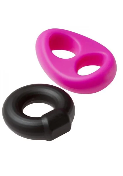 Cloud 9 Teardrop Silicone Cock Ring & Ball Sling Set