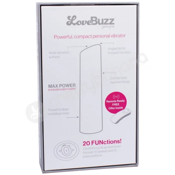 LoveBuzz Positive Angle 20 Function Vibrator