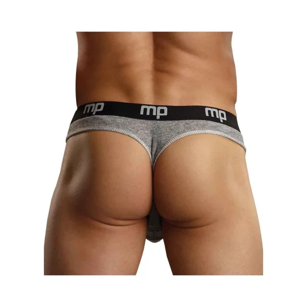 Heather Rib Enhancer Low Rise Thong Smoke X-Large — image 6 of 6
