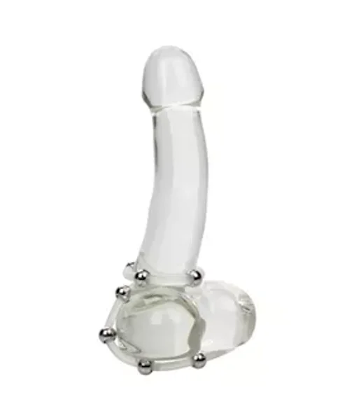 Steel Beaded Silicone C-ring - Set Of 2 - Clear — image 7 of 8