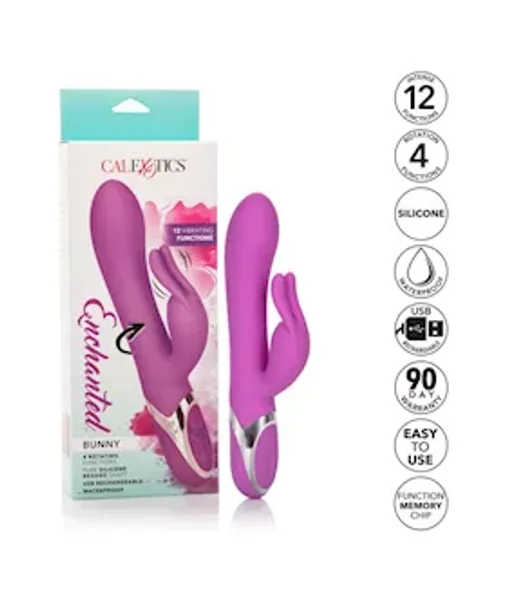 Enchanted Bunny - Rabbit Vibrator - Purple - 9.1 Inch — image 20 of 20