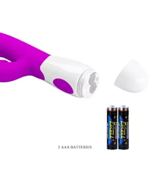 Cerberus Rabbit Vibrator - 8.1 Inch - Purple - 8.1 Inch — image 9 of 9