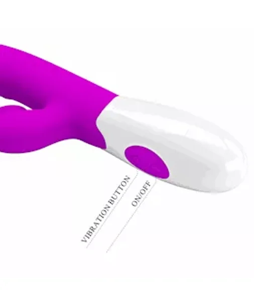 Cerberus Rabbit Vibrator - 8.1 Inch - Purple - 8.1 Inch — image 8 of 9