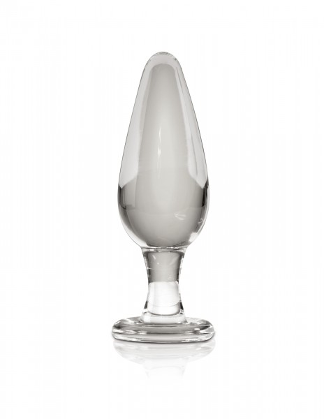 4" Perfect Glass Butt Plug