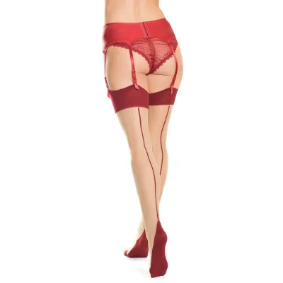 Merlot Nude Cuban Stocking