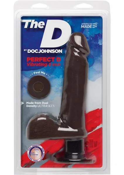 The D Perfect D Vibrating Dildo 8 Inch