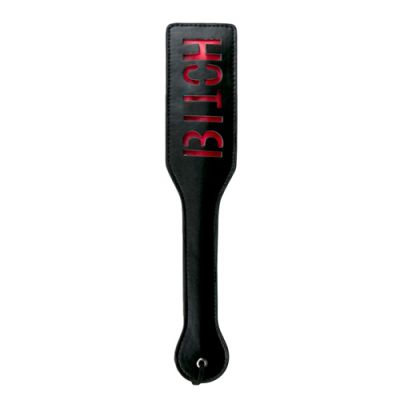 Black Leather Paddle Bitch