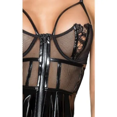 Vinyl Mini Dress