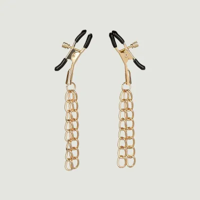 CalExotics Ride Em Premium Denim Collection Nipple Clamps