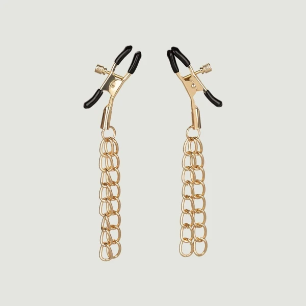 CalExotics Ride 'Em Premium Denim Collection Nipple Clamps