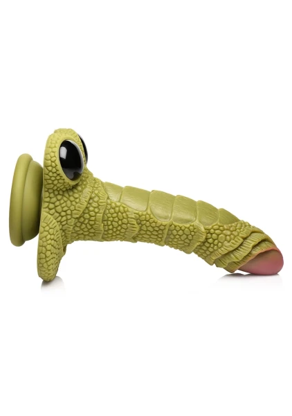 Creature Cocks - Swamp Monster - Green Scaly Silicone Dildo