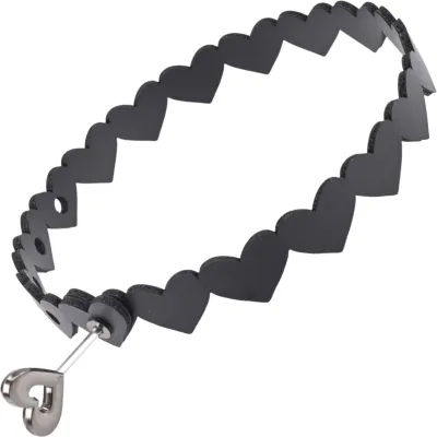 Sex Mischief Heart Day Collar By Sportsheets Black