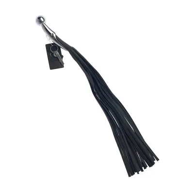 Bound X Nubuck Leather Flogger With Metal Handle