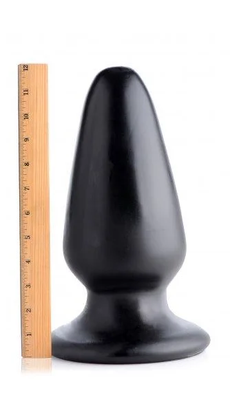 Gigantor XXXL Tapered Butt Plug Black