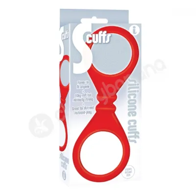 S Cuffs Red Silicone Cuffs