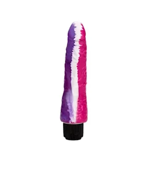 Funky Jelly Curved Vibrating Dildo - 7.5 Inch — image 3 of 4