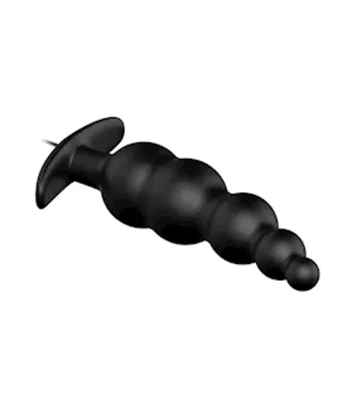 Remote Control Vibrating Anal Butt Beads - 4.6 Inch - Black - 4.4 Inch — image 5 of 9