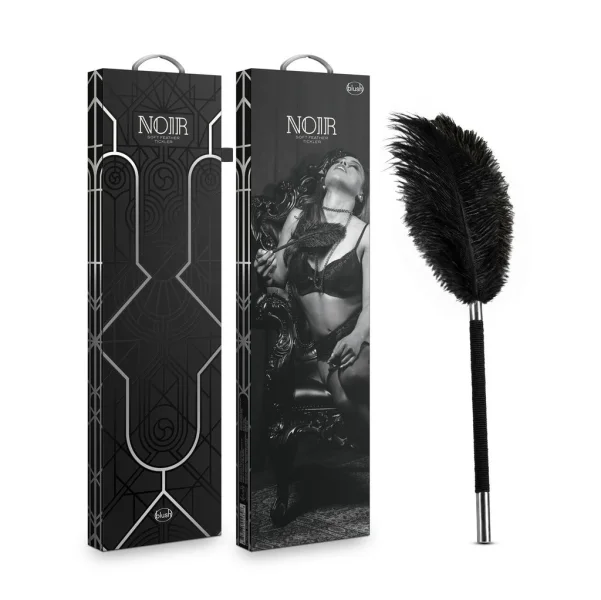 Blush Noir Black Soft Feather Tickler