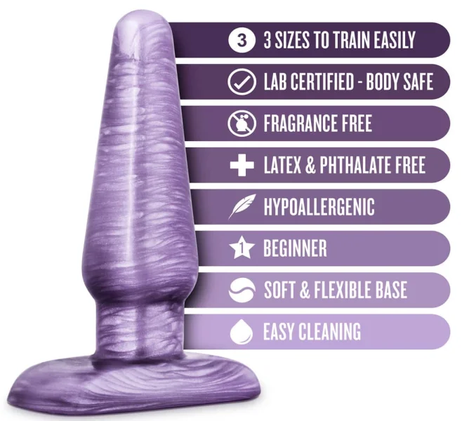 B Yours - Anal Trainer Kit - Purple Swirl