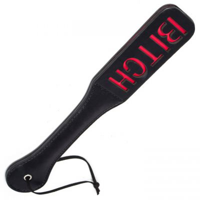 Bondara Faux Leather Bitch Slapper Paddle 12 5 Inch