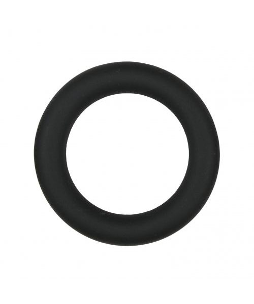 Silicone Cock Ring Black medium