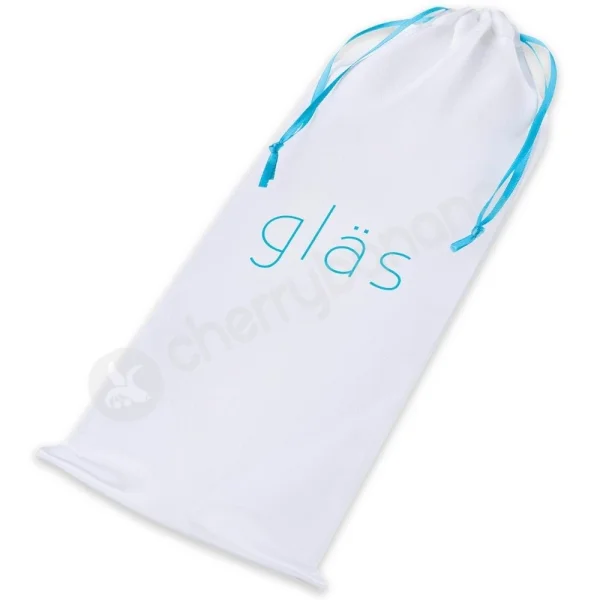 Glas 2pc Double Penetration Glass Swirly Dildo & Butt plug Set