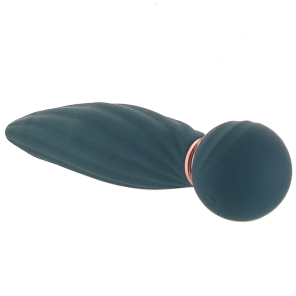 Sugar Pop Twist Rechargeable Silicone Gyrating Insertable Vibrator - Teal