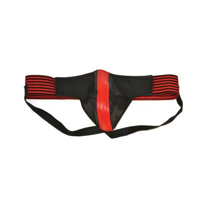Rouge Jocks With Stripes Black red Small