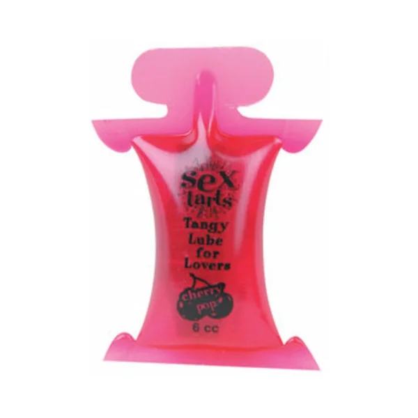 Sex Tarts Lube Bulk - 6 Cc Pillow Cherry Pop Bag Of 24