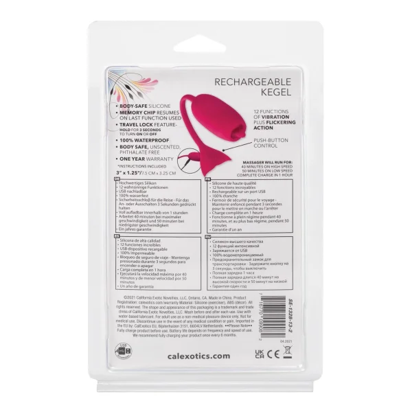 Rechargeable Kegel Teaser - Pink
