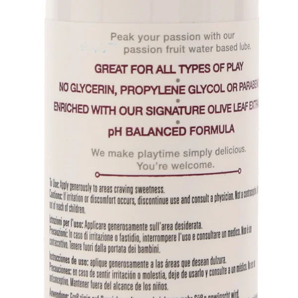Simply Aqua Water Based Personal Lubricant - Passion Fruit 2.3 fl oz