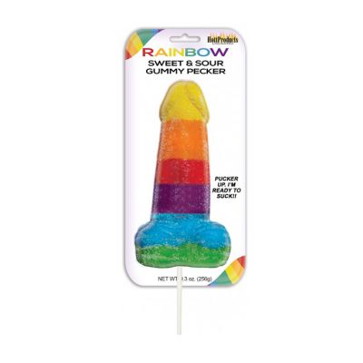 Rainbow Sour Gummy Pecker
