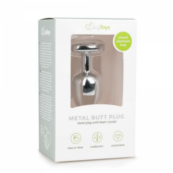 Ella Paradis Heart Silver Plug