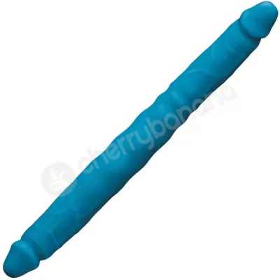 Colours Blue 12 Double Pleasures Silicone Double Dong